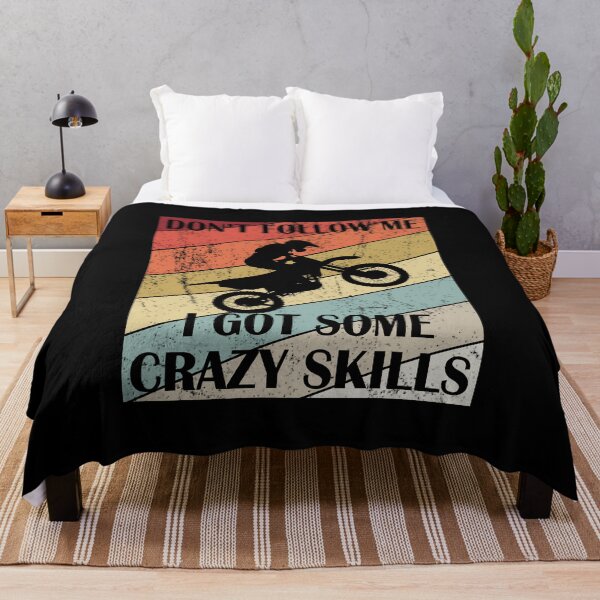 Item preview, Don't Follow Me I Got Some Crazy Skills - Motorcycle Fans design designed and sold by Grabitees.