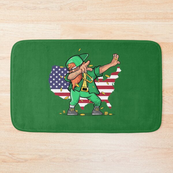 Item preview, Irish American flag bearer,  Irish Saint Patricks day novel and fun products Fun and craic. Irish American Shamrock Design designed and sold by comhra.