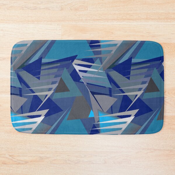 Item preview, Abstract avant-garde ornament in blue designed and sold by Nata-V.