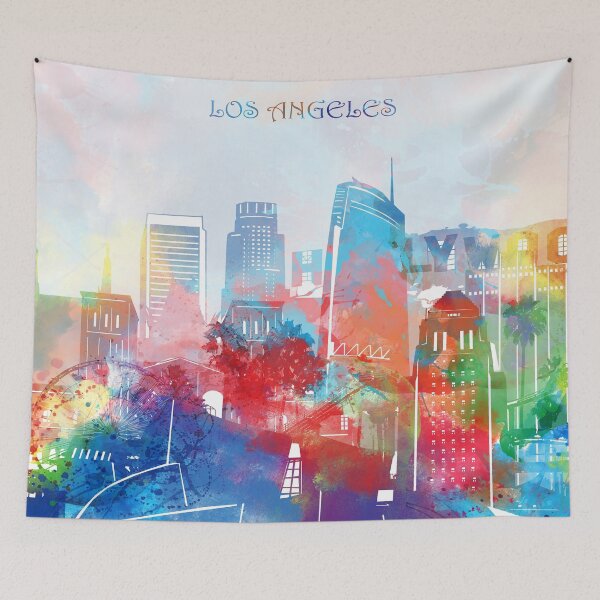 Item preview, los angeles skyline designed and sold by BekimART2.