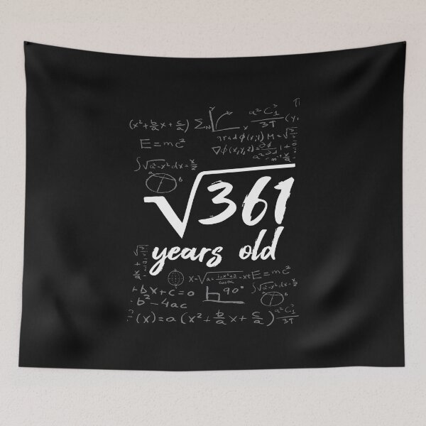 Item preview, 19th birthday, mathematical formula, square root from 361 designed and sold by DerSenat.