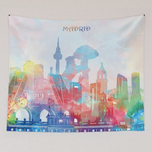 Item preview, madrid skyline designed and sold by BekimART2.