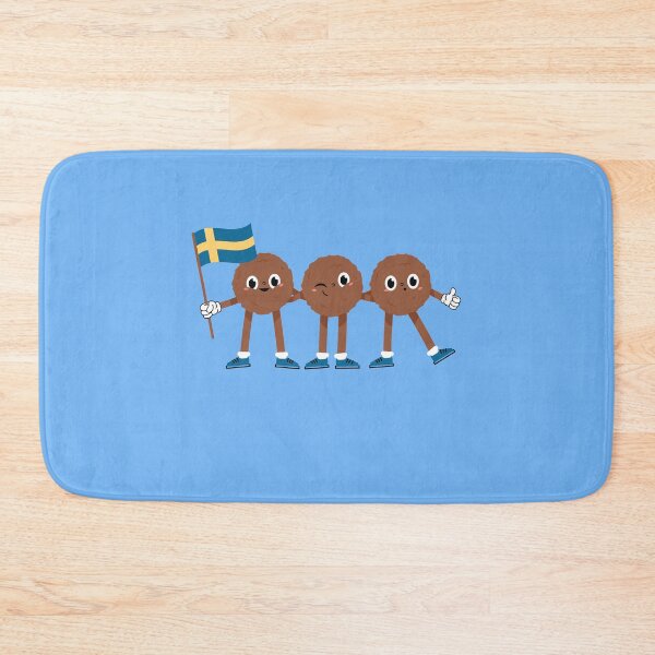 Item preview, Cute Köttbullar, Swedish meatballs, Sweden flag designed and sold by DerSenat.