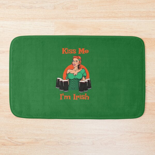 Item preview, Kiss Me I'm Irish Saint Patrick's Day design. Wear Irish pride for Paddy's Day with this novel and fun craic for Irish Americans. designed and sold by comhra.