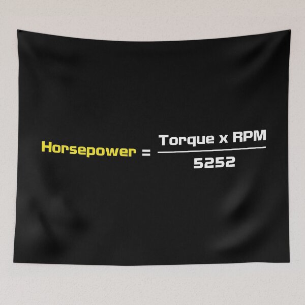 Item preview, The Formula for Horsepower (In Imperial units). designed and sold by ApexFibers.
