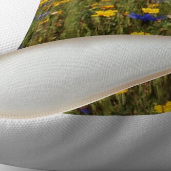 Alternate view of Wildflower meadow Throw Pillow