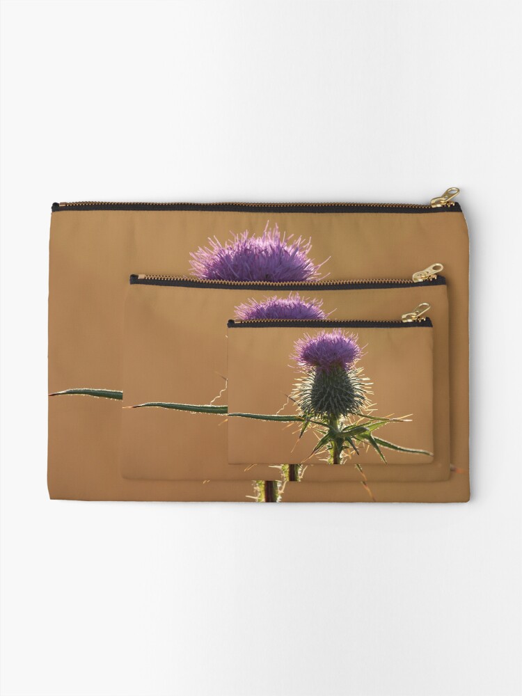 Alternate view of Thistle Zipper Pouch