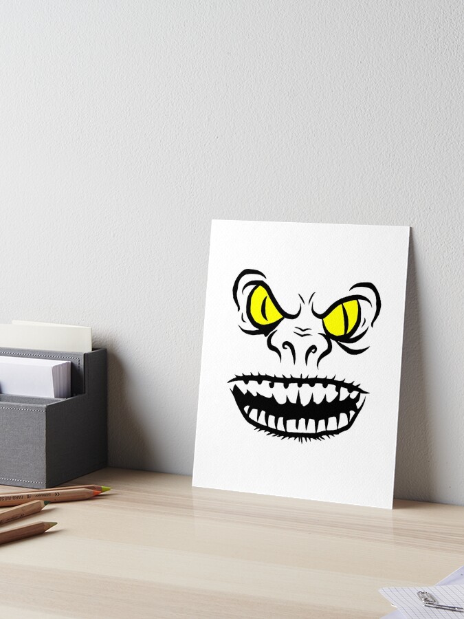 Troll face with yellow eyes - Troll - Posters and Art Prints
