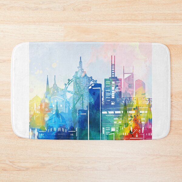 Item preview, melbourne skyline designed and sold by BekimART2.