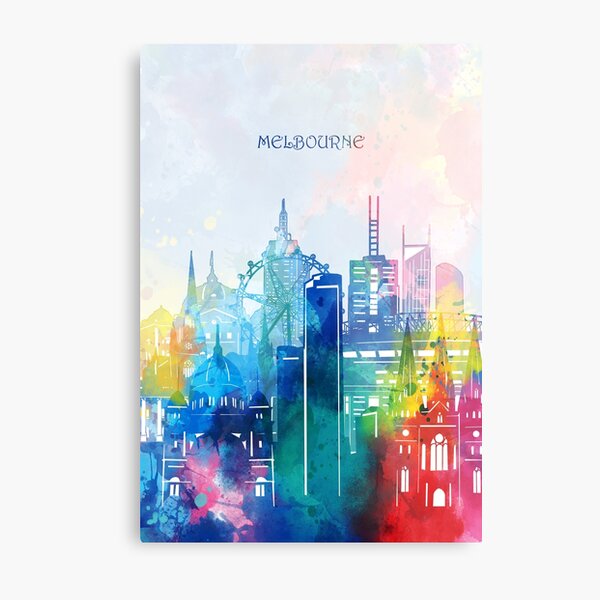 Item preview, melbourne skyline designed and sold by BekimART2.