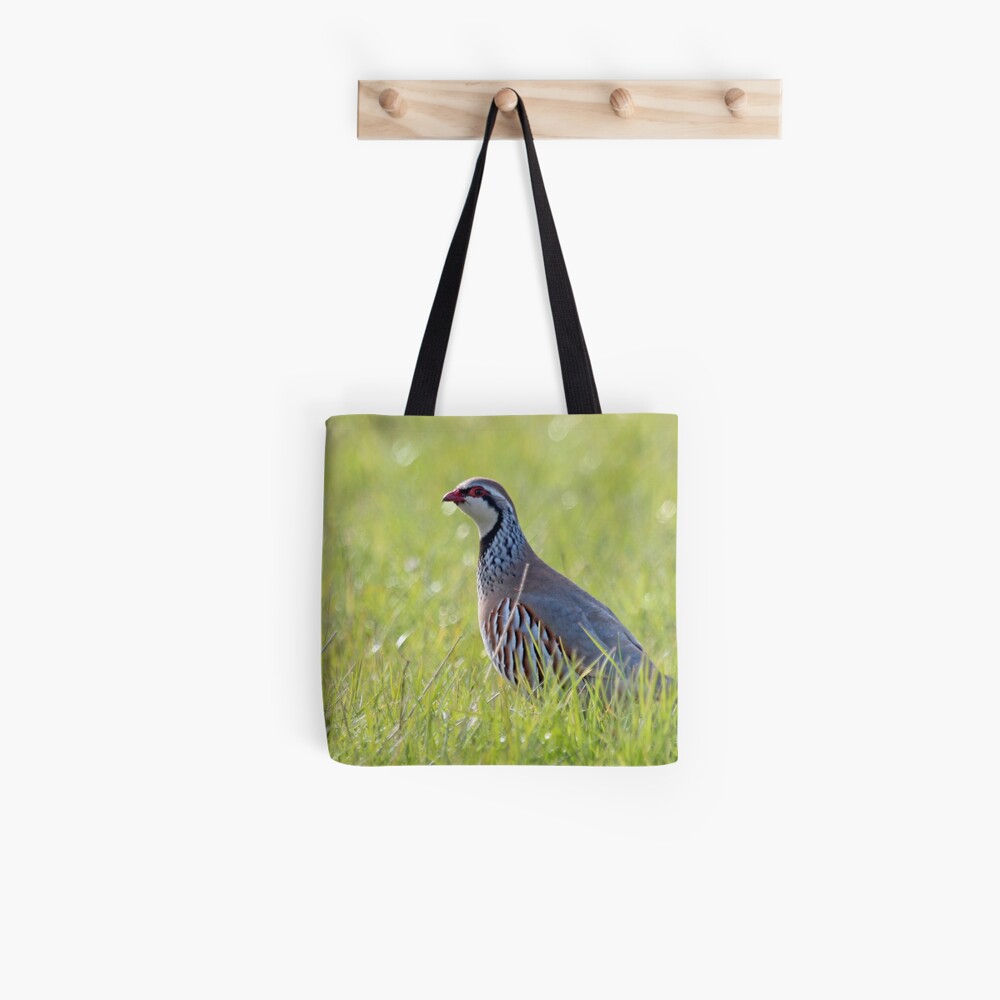 Red legged partridge Tote Bag