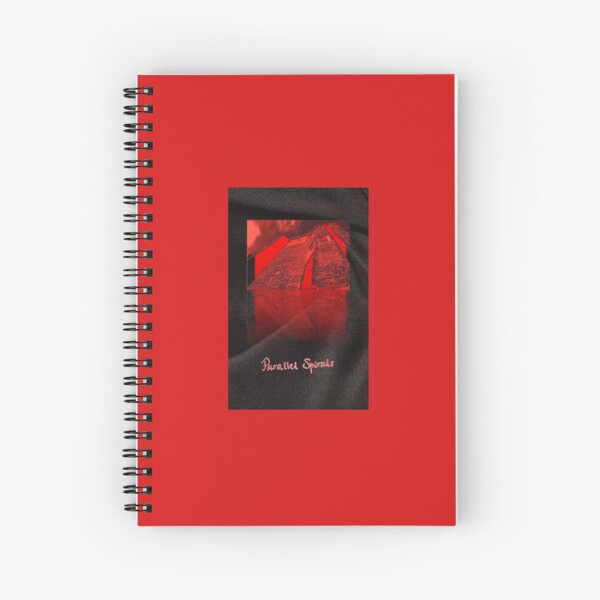 Parallel Spirals - Oxburgh Hall as Thornfield on fire Spiral Notebook