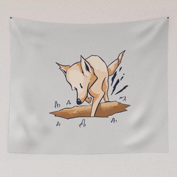 Item preview, Dog digs a hole designed and sold by DerSenat.