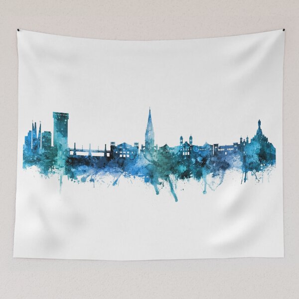 Item preview, San Sebastian Spain Skyline designed and sold by ArtPrints.