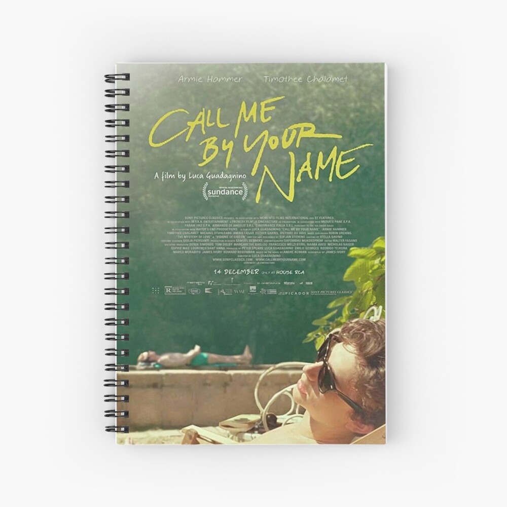 Call Me By Your Name 2 Spiral Notebook For Sale By Yamundiluyasami Redbubble