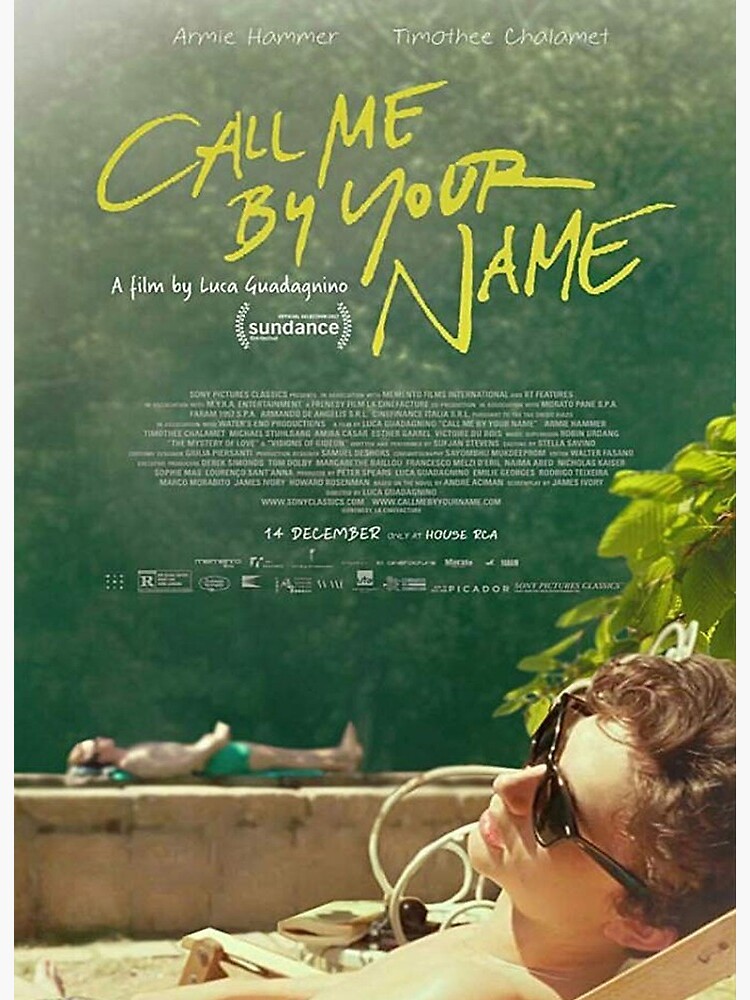 Call Me By Your Name 2 Art Board Print For Sale By Yamundiluyasami Redbubble