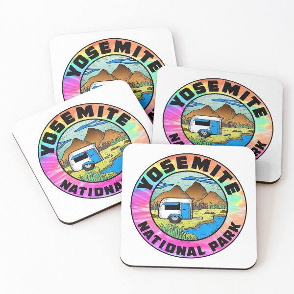 Item preview, Yosemite National Park California Camper Camping Camp Trailer designed and sold by DESTINATIONS DECAL DOS.