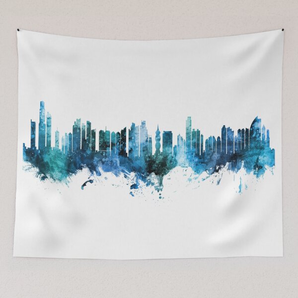 Artikelvorschau, Panama City Skyline entworfen und verkauft von ArtPrints.