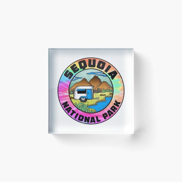 Item preview, Sequoia National Park California Camper Camping Camp Trailer designed and sold by DESTINATIONS DECAL DOS.