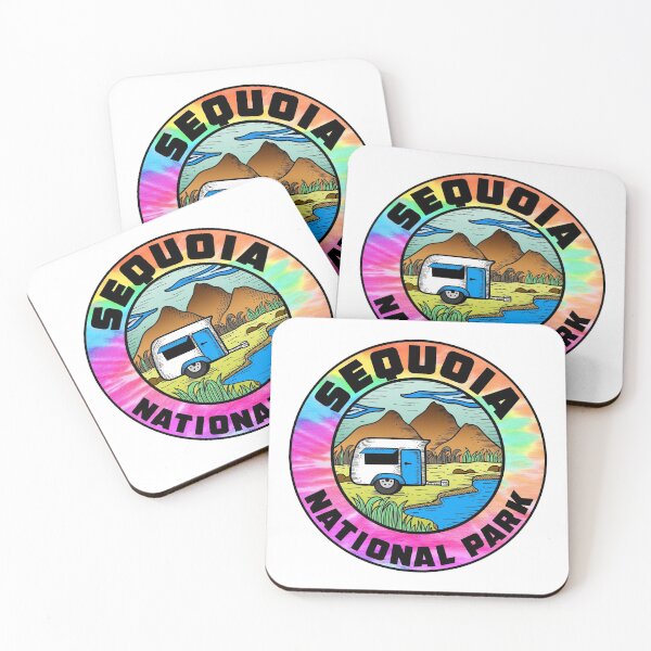 Item preview, Sequoia National Park California Camper Camping Camp Trailer designed and sold by DESTINATIONS DECAL DOS.