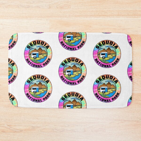 Item preview, Sequoia National Park California Camper Camping Camp Trailer designed and sold by DESTINATIONS DECAL DOS.