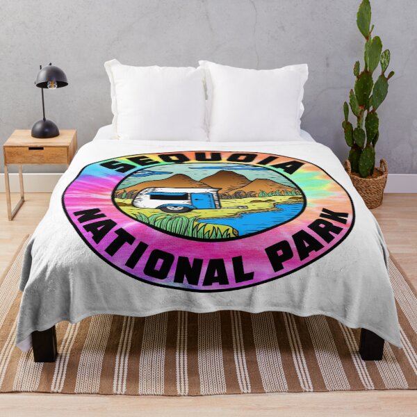 Item preview, Sequoia National Park California Camper Camping Camp Trailer designed and sold by DESTINATIONS DECAL DOS.