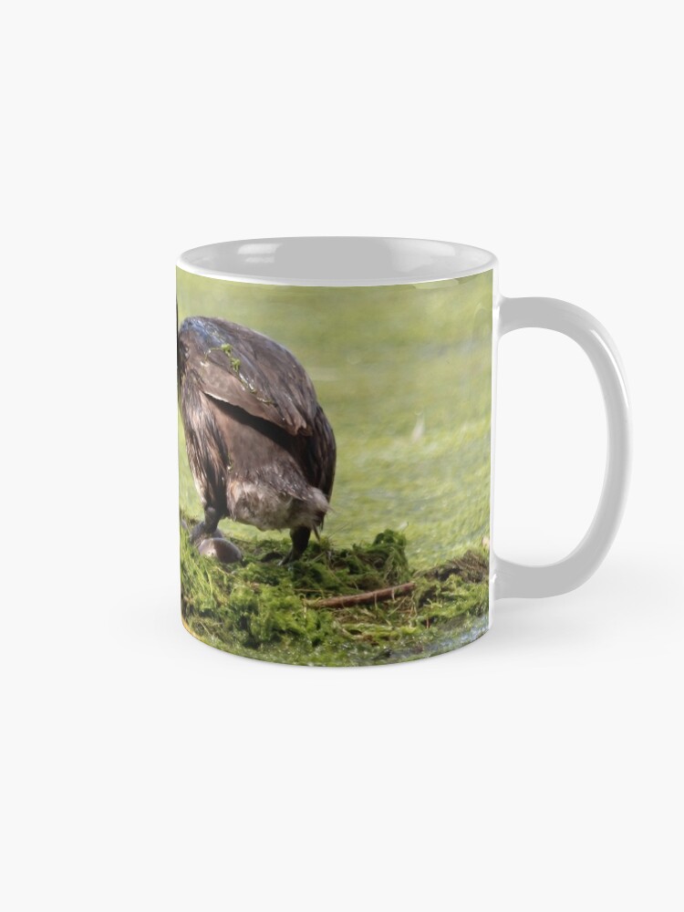 Alternate view of Great crested grebe Mug