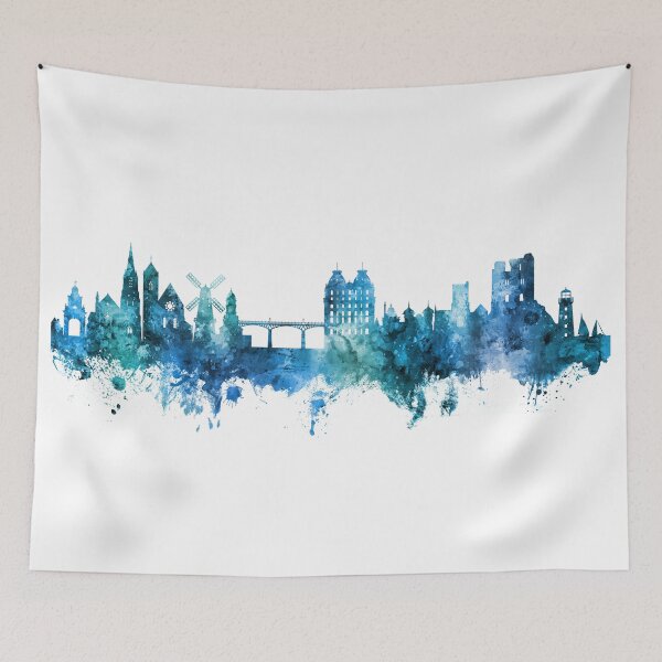 Item preview, Scarborough England Skyline designed and sold by ArtPrints.