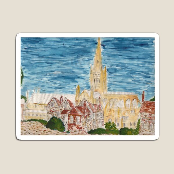 Norwich Cathedral From The Lower Close Magnet
