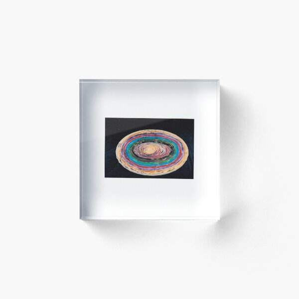 Spem Family - Oval Score Acrylic Block