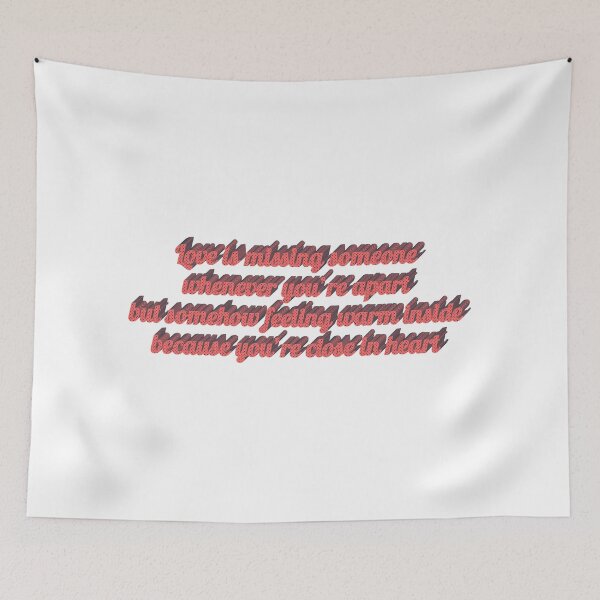 Item preview, Long Distance Relationship LDR Quotes designed and sold by artworkbyrihen.