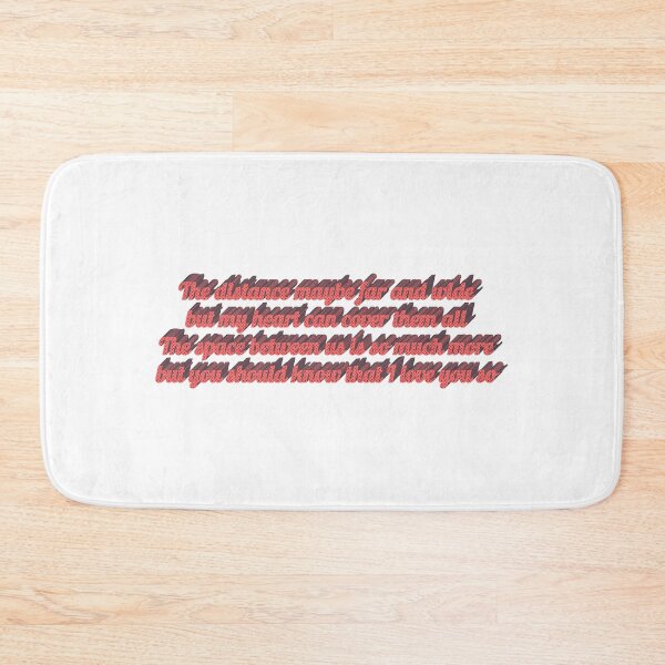 Item preview, Long Distance Relationship LDR Quotes designed and sold by artworkbyrihen.