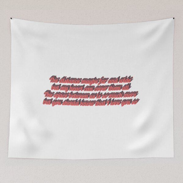 Item preview, Long Distance Relationship LDR Quotes designed and sold by artworkbyrihen.