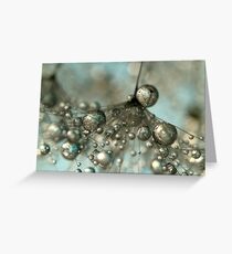 Dandy in Silver & Blue Greeting Card