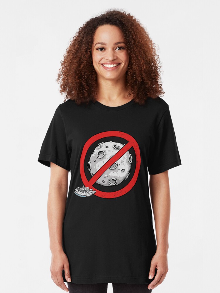 Alternate view of That's no moon Slim Fit T-Shirt