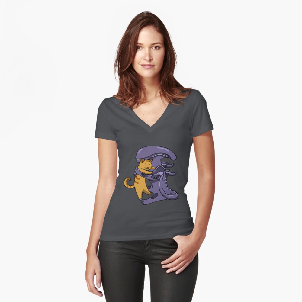 Item preview, Fitted V-Neck T-Shirt designed and sold by HMCraft.
