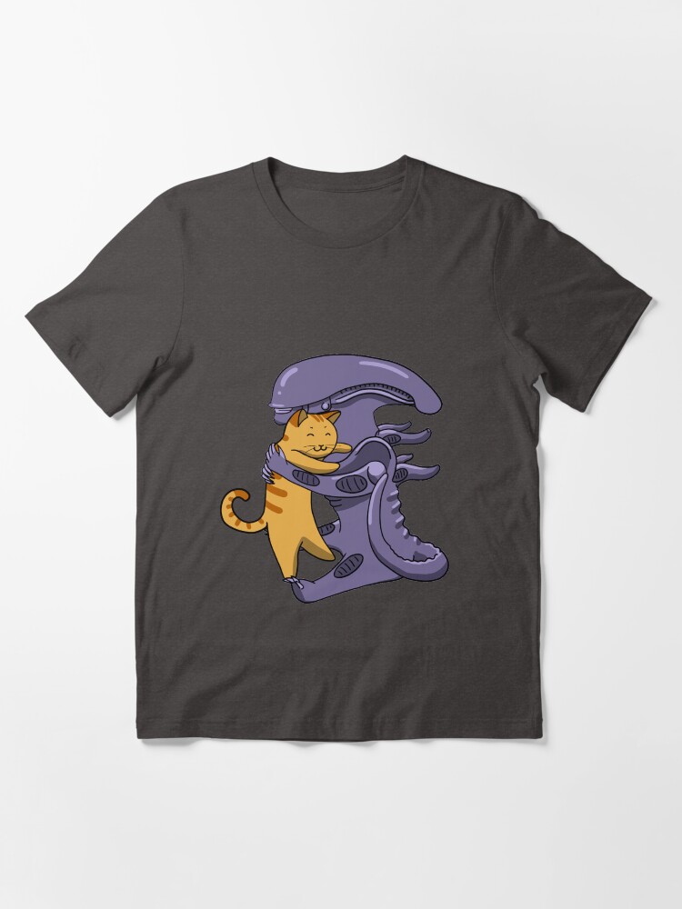 Thumbnail 3 of 7, Essential T-Shirt, Alien Hugs Cat designed and sold by HMCraft.