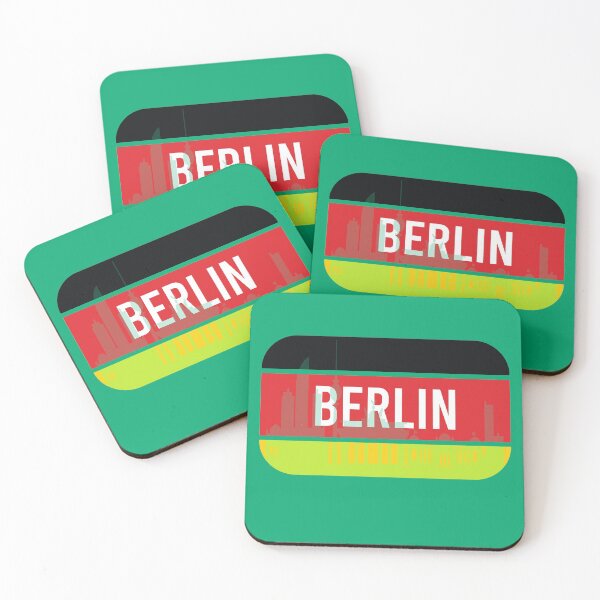 Item preview, Berlin City Germany, Deutschland City Silhouette designed and sold by Blok45.