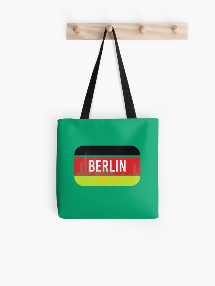 Berlin City Germany Deutschland City Silhouette Tote Bag By Blok45 Redbubble