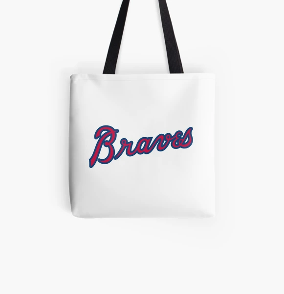 Atlanta Braves Baseball Reusable Cloth Shopping Tote Bag 