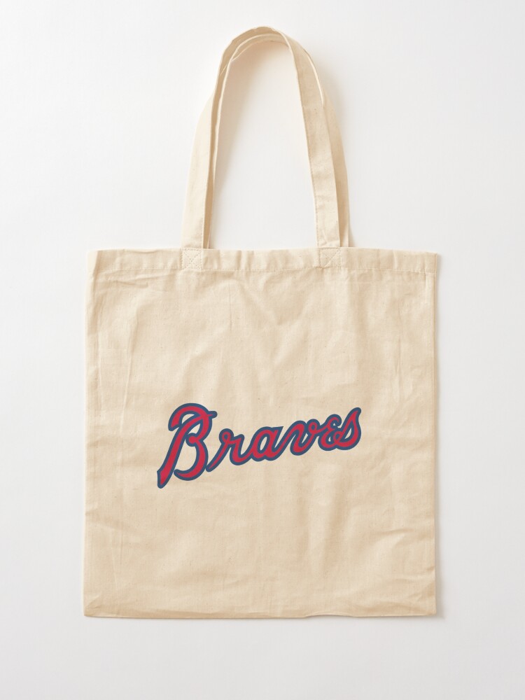 Atlanta Braves Baseball Reusable Cloth Shopping Tote Bag 