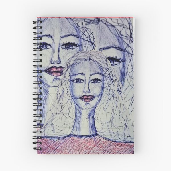Item preview, BALLPOINT PEN: A GIRL WITH RED LIPS designed and sold by IvanaKada.