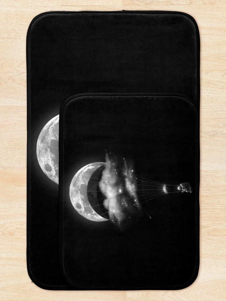 Thumbnail 5 of 6, Bath Mat, Crescent Ride designed and sold by nicebleed.