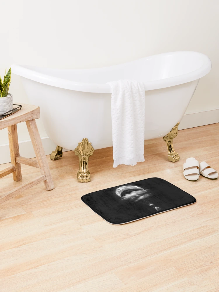 Thumbnail 2 of 6, Bath Mat, Crescent Ride designed and sold by nicebleed.