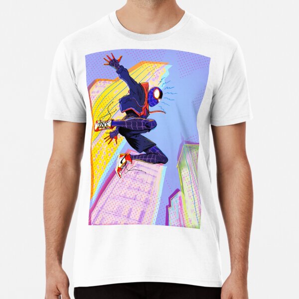 Funny Miles Morales And Chicago Bulls Mascot NBA x Spider-Man Across The  SpiderVerse Fan Gifts T-Shirt - Masteez