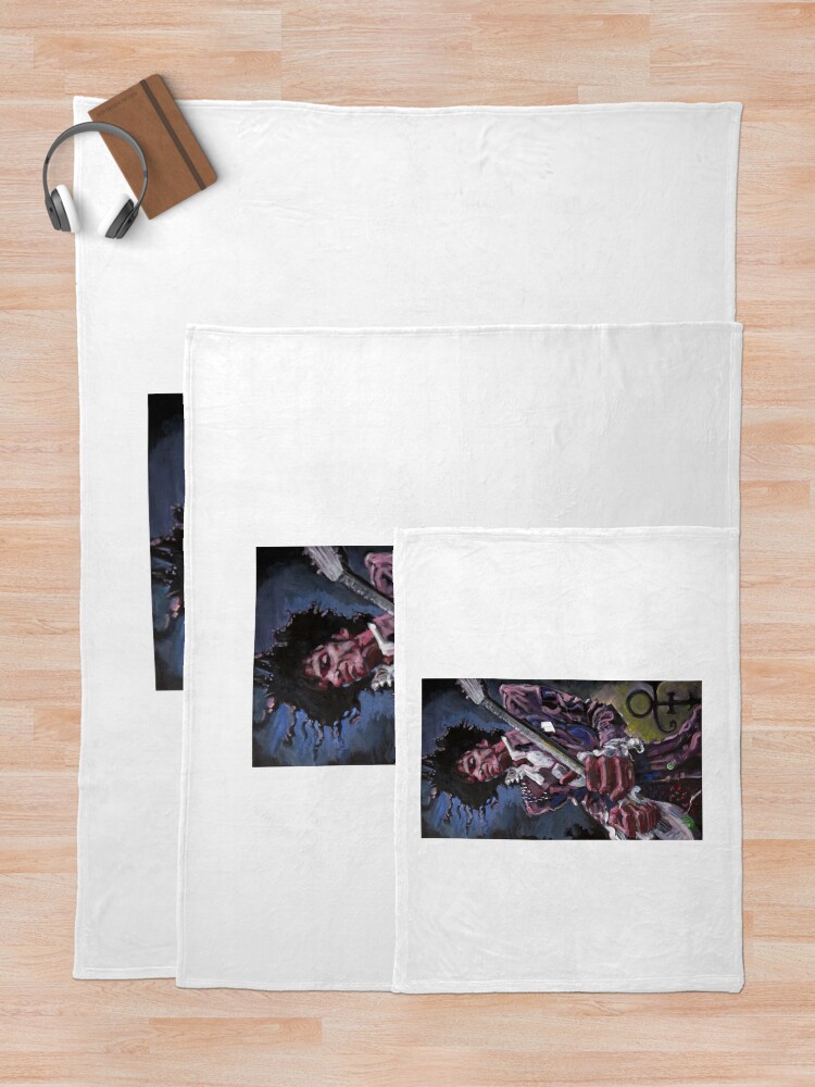 Alternate view of PRINTS OF PRINCE Throw Blanket