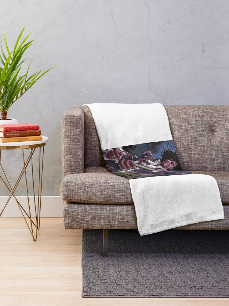 Alternate view of PRINTS OF PRINCE Throw Blanket