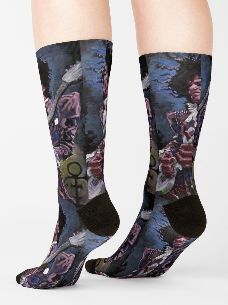 Alternate view of PRINTS OF PRINCE Socks