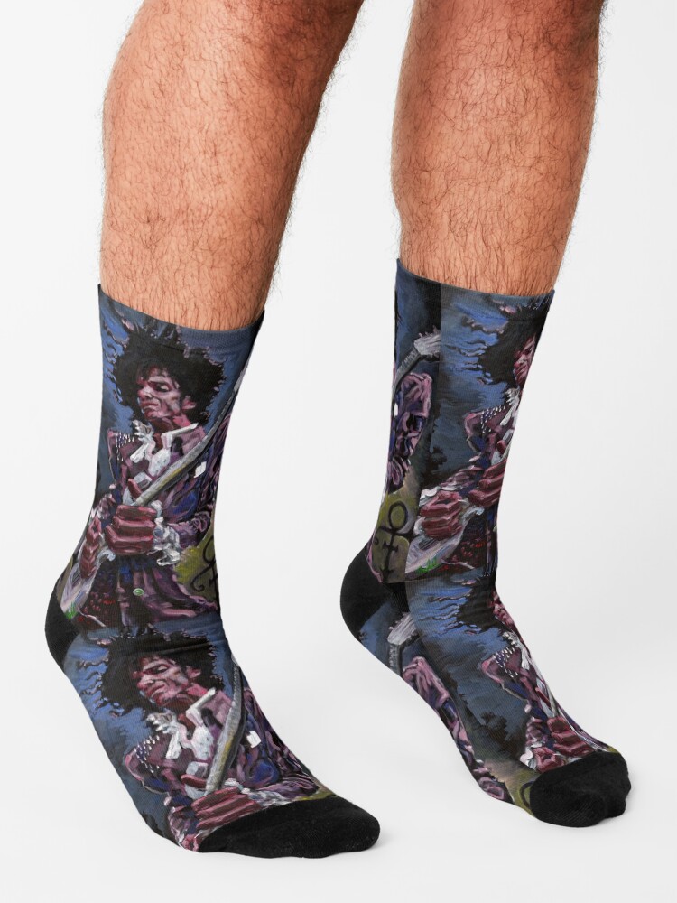 Alternate view of PRINTS OF PRINCE Socks