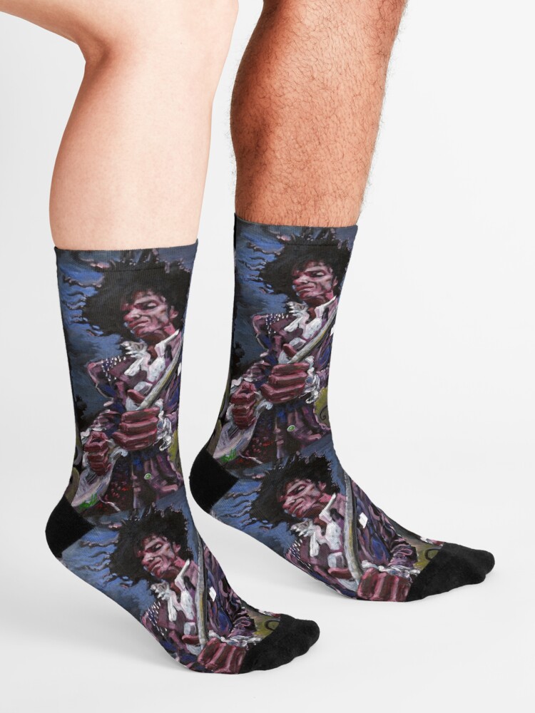 Alternate view of PRINTS OF PRINCE Socks